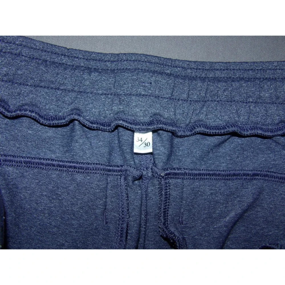 PUBLIC REC Blue Draw String Tapered Leg Athletic Jogger Pants Men's 34 X 30
